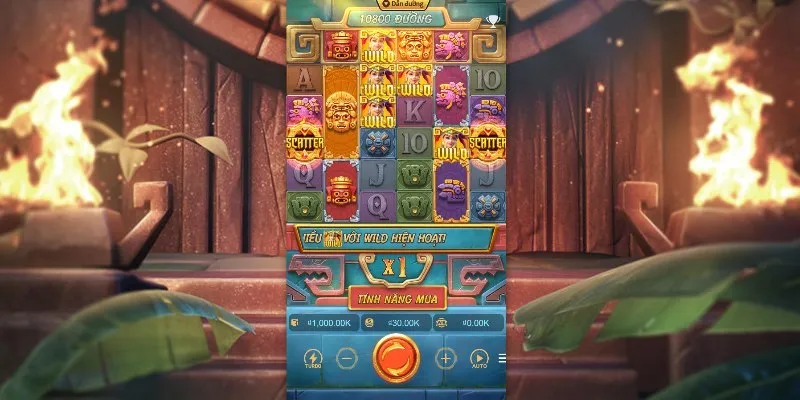 Đa dạng biểu tượng xuất hiện trong trò chơi kho báu Aztec Bet88